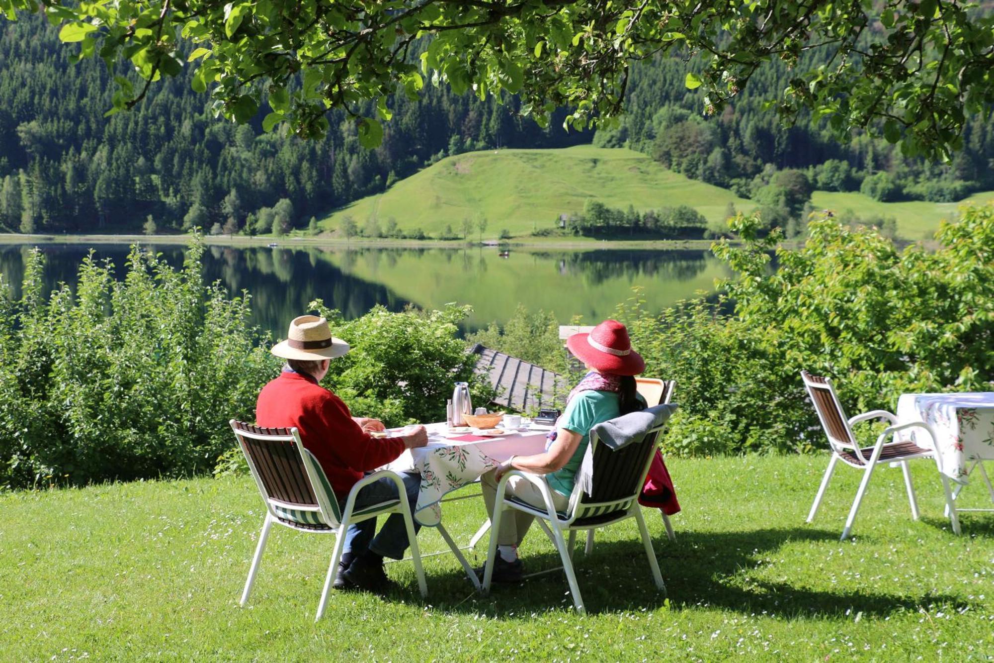 Ferienhof Obergasser Und Bergblick Вайсензее Екстериор снимка
